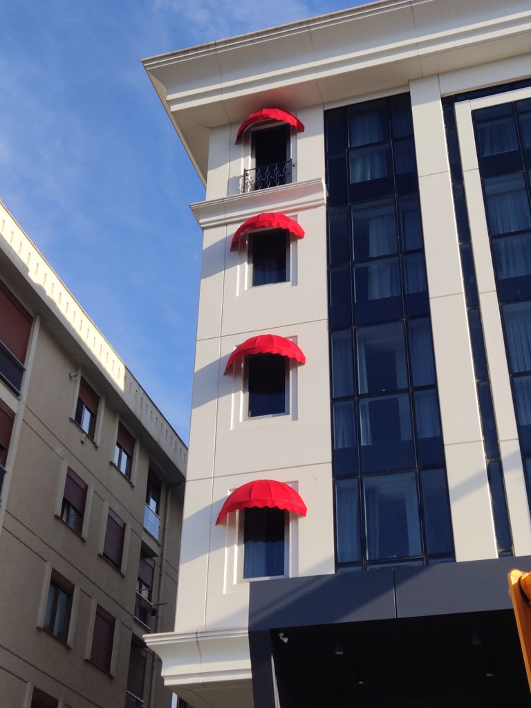 karpuz tente hotel montajı